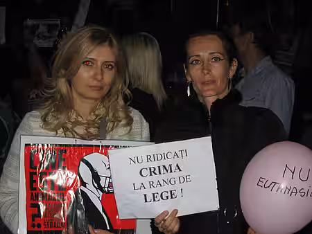 Prtotest gegen Hundetötung in Rumänien