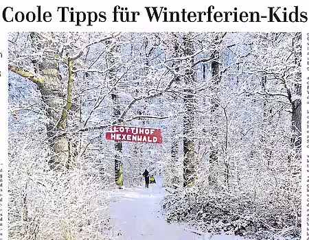 8.2.2021 - Coole Tipps für Winterferien-Kids – Ostseezeitung - Rostock